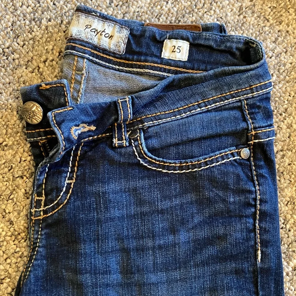 3 pair BKE Payton jeans size 25 capri crop regular pant - Picture 3 of 9